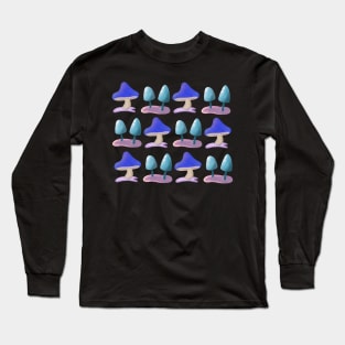 Magical mushroom pattern Long Sleeve T-Shirt